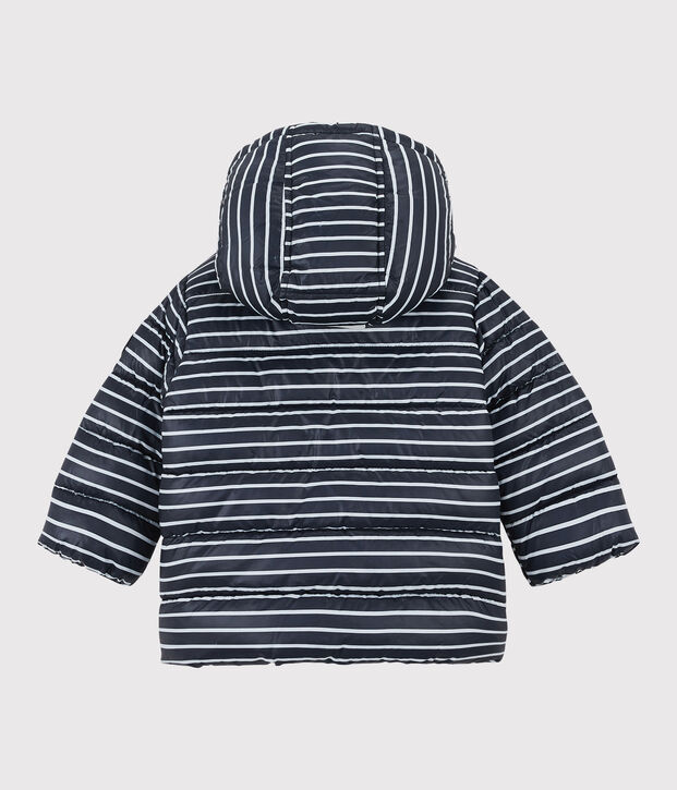 Babies' Quilted Down Jacket blue/white