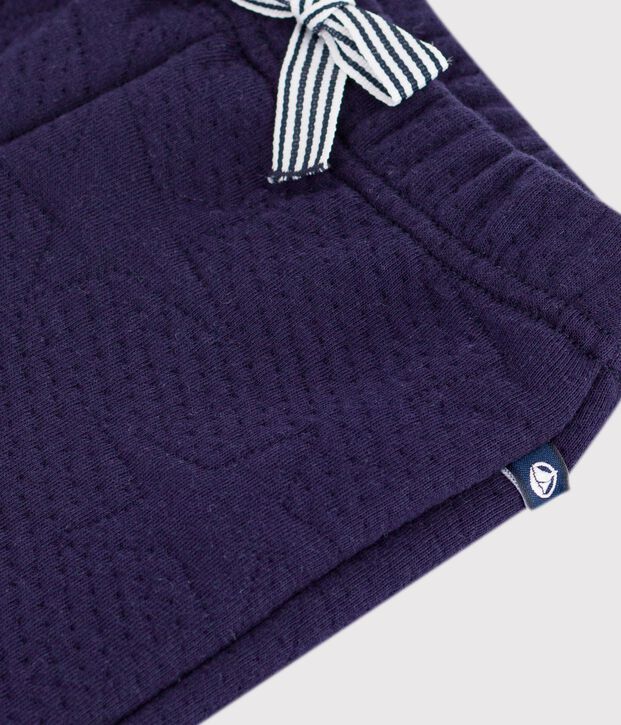 Babies' thick cotton trousers with a star pattern SOIR