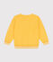 Fleece sweatshirt for girls or boys DAISY yellow