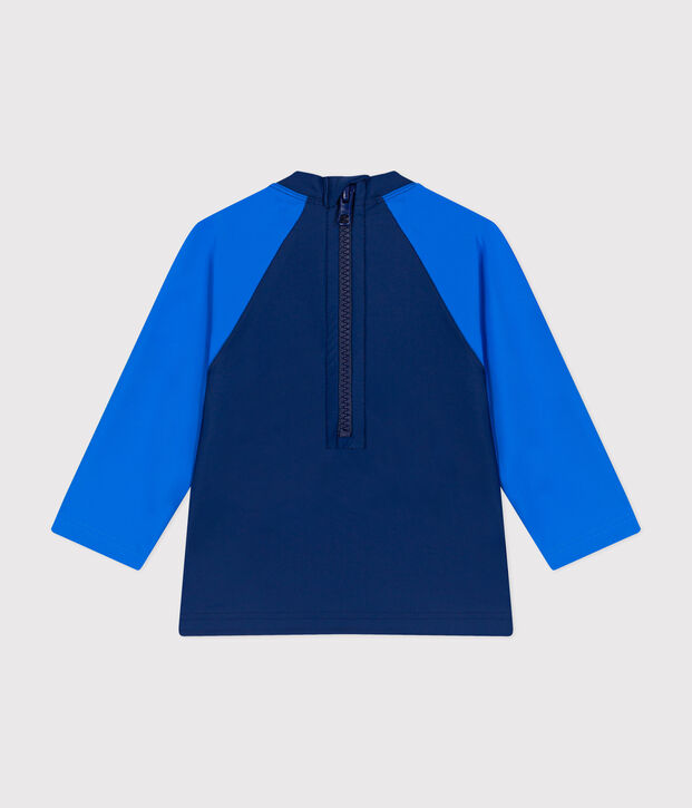 Babies' UV-protect swimming T-shirt blue/blue