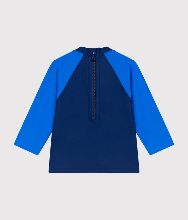 Babies' UV-protect swimming T-shirt blue/blue