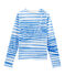 Breton Top MARSHMALLOW white/BLEU blue