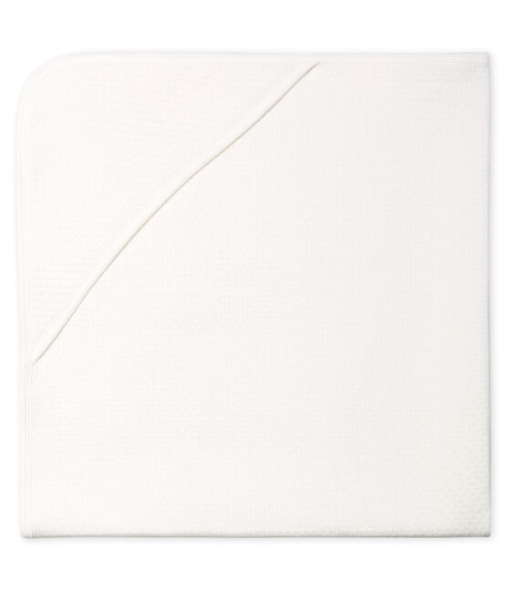 Babies' Tube Knit Blanket MARSHMALLOW white