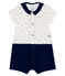 Baby boys' playsuit MARSHMALLOW white/MULTICO CN