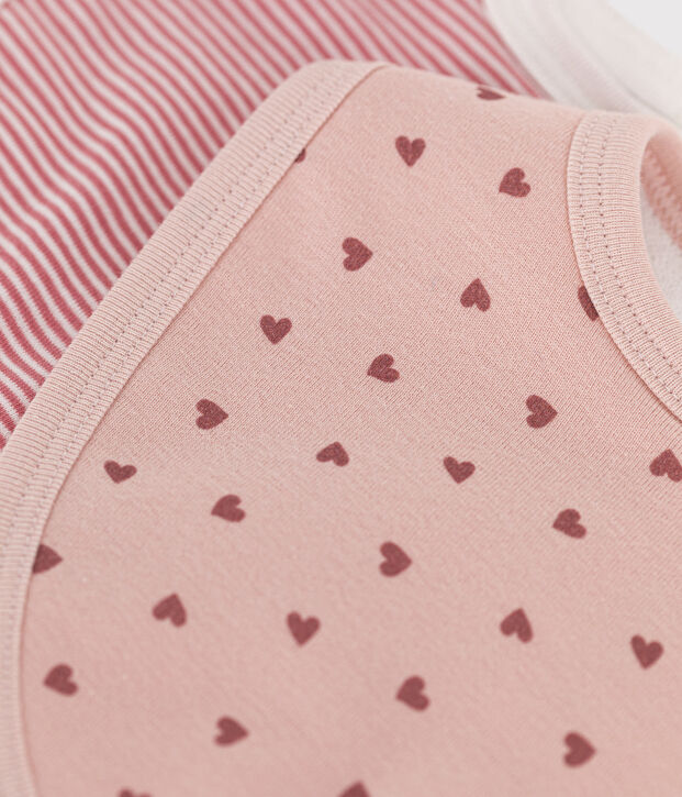 Babies' cotton bibs - 2-Pack multicolor