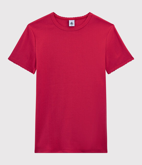Women's Iconic Round Neck T-Shirt CRANBERRY pink