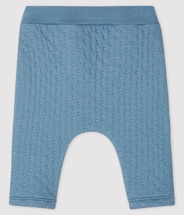 Babies' Quilted Tube Knit Leggings grey