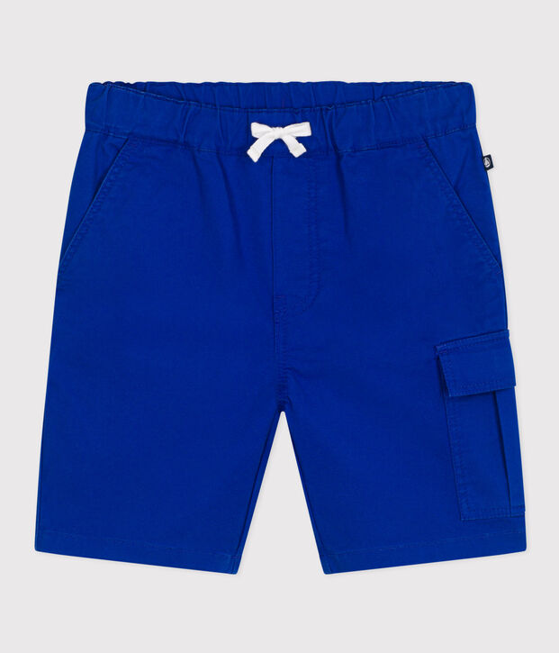 Boys' Cotton Canvas Bermuda Shorts blue