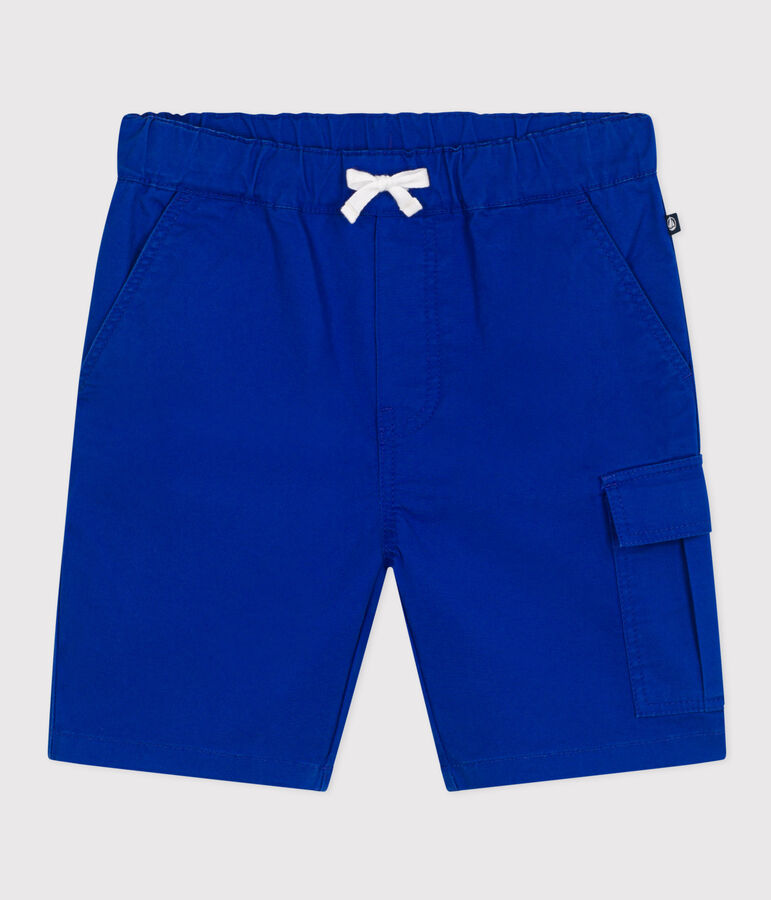 Boys' Cotton Canvas Bermuda Shorts blue