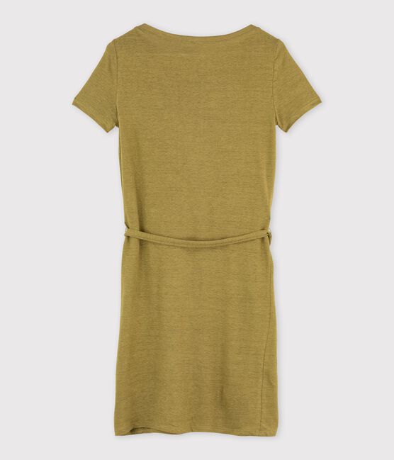 Women's linen dress AMARANTHA brown