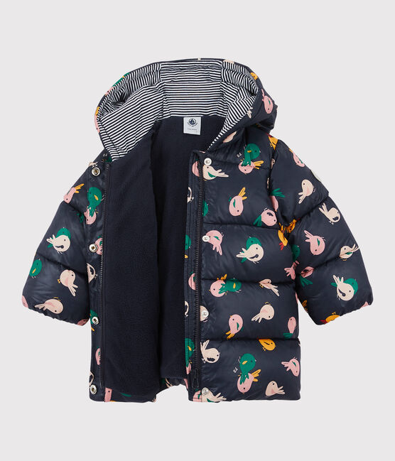 Babies' Polyamide Jacket SMOKING blue/MULTICO white