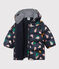 Babies' Polyamide Jacket SMOKING blue/MULTICO white