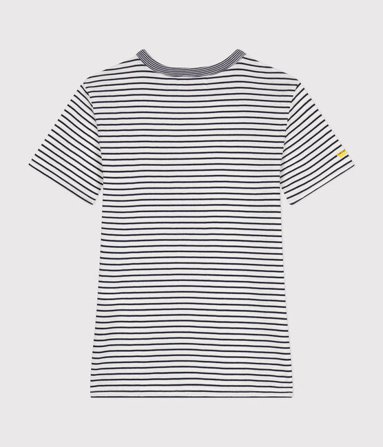 Women's Iconic Mr. Men and Little Miss cotton T-shirt MARSHMALLOW white/SMOKING blue