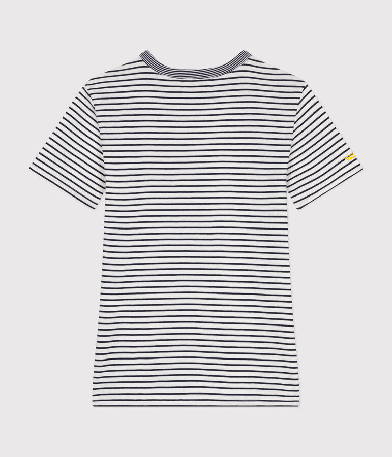 Women's Iconic Mr. Men and Little Miss cotton T-shirt MARSHMALLOW white/SMOKING blue