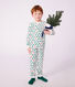 Children's printed velour pyjamas