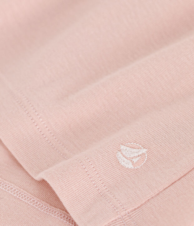 Girls' Short-Sleeved Cotton Dress pink