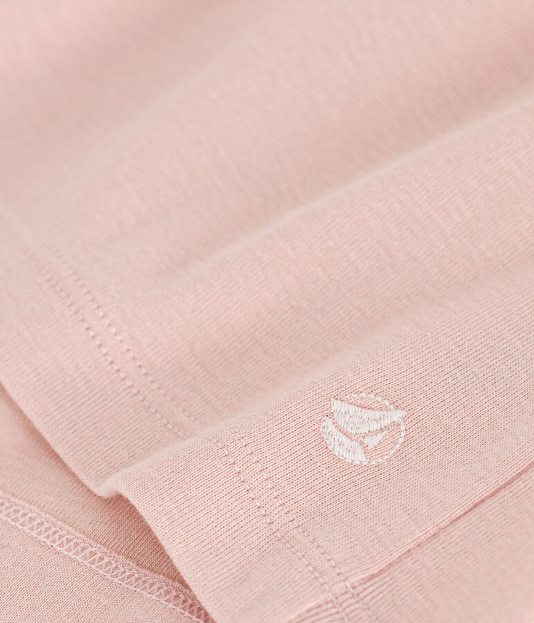 Girls' Short-Sleeved Cotton Dress SALINE pink