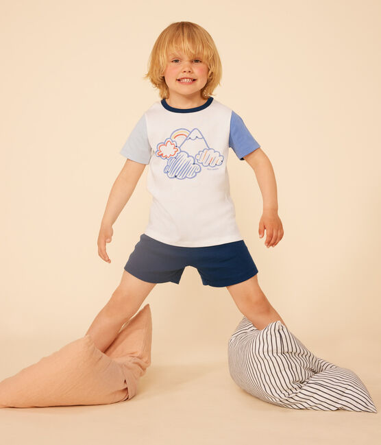 Children's Plain Short Cotton Pyjamas INCOGNITO /MULTICO