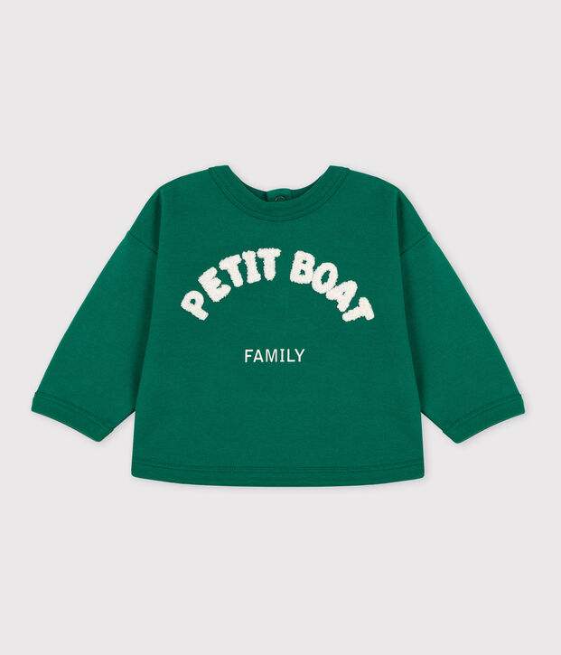 Babies' Cotton Sweatshirt green