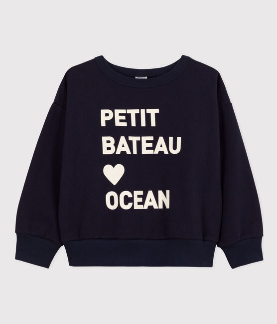 Children's Unisex Fleece Sweatshirt SMOKING blue