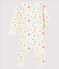 Unisex Baby's Tube Knit Footless Sleepsuit MARSHMALLOW white/MULTICO white