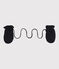 Babies' Microfleece-Lined Mittens SMOKING blue