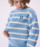 Children's knitted jumper FLO blue/MILK