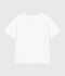 Children's short-sleeved cotton T-shirt white