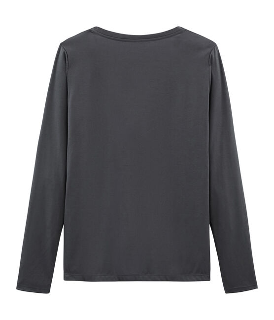 Women's long-sleeved sea island cotton t-shirt MAKI grey