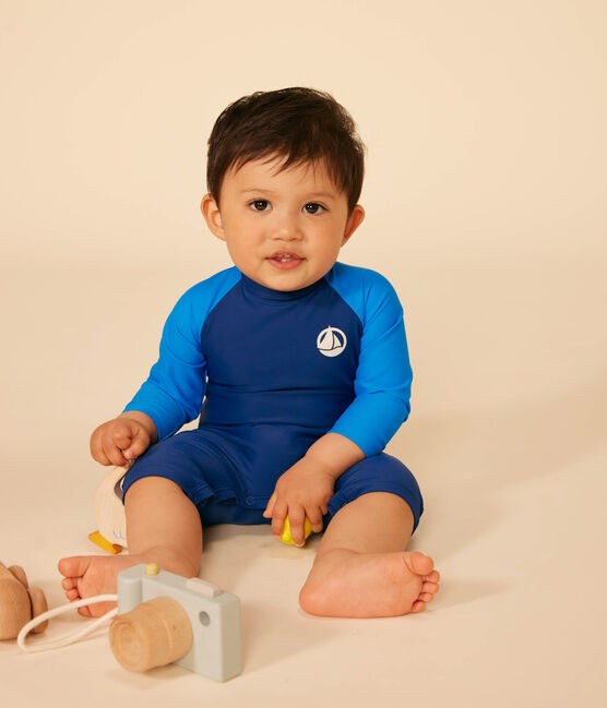 Babies' UV-protect swimming onesie MEDIEVAL /SURF