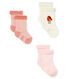 Set contains 3 pairs of socks made of snuggly, comfy terry towelling.