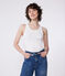 Women's Iconic cotton tank top ECUME white