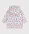 Babies' UV protection floral print polyester windbreaker MARSHMALLOW white/MULTICO white