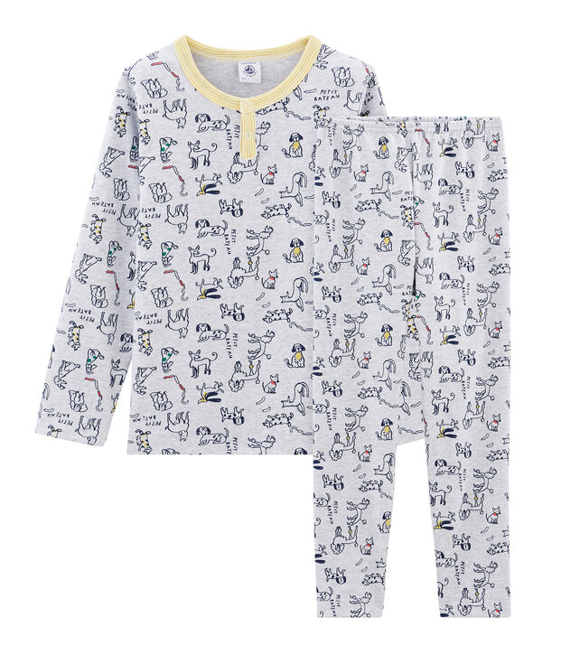 Ribbed Pyjamas grey/multicolor