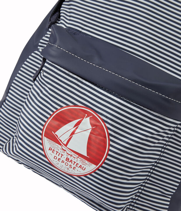 Boy's waterproof backpack blue/white