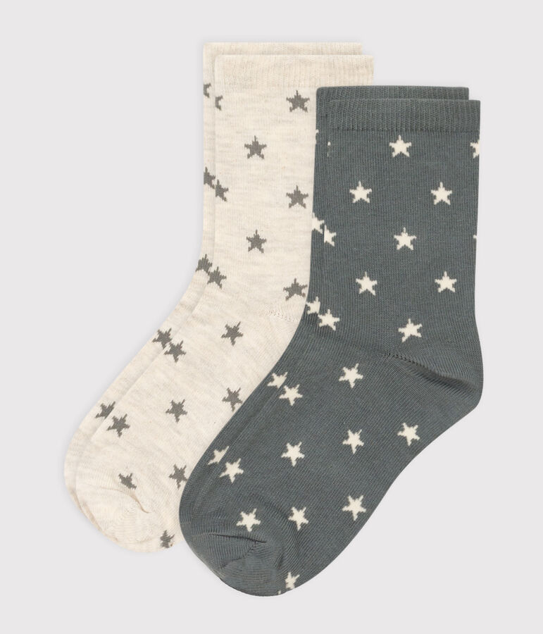 Children's Unisex Starry Socks - 2-Pack multicolor