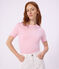 Women's short-sleeved plain cotton T-shirt pink