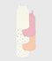 Pack of babies' floral cotton bodies with straps variante 1