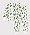 Children's Unisex Chalet Fleece Pyjamas AVALANCHE white/MULTICO