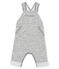 Baby boy's soft dungarees GRIS grey