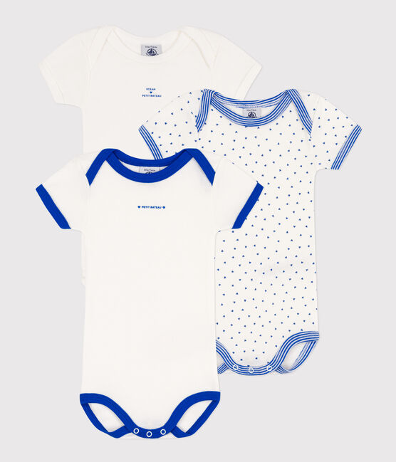 Short-Sleeved Cotton Bodysuits - 3-Pack variante 1