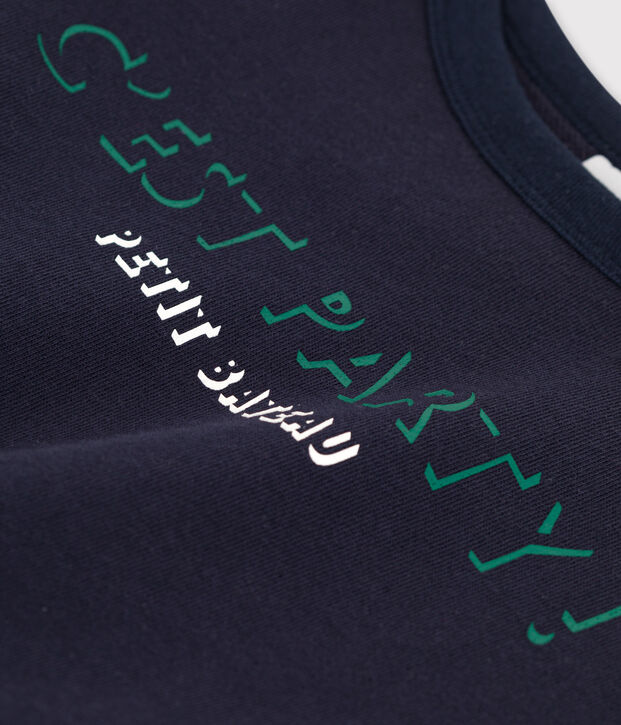 Unisex Patterned Fleece Sweatshirt blue