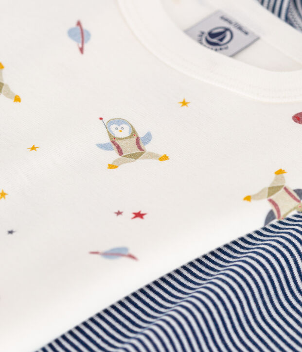 Children's short-sleeved cotton T-shirts - 2-Pack multicolor