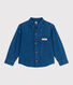 Children's plain denim shirt