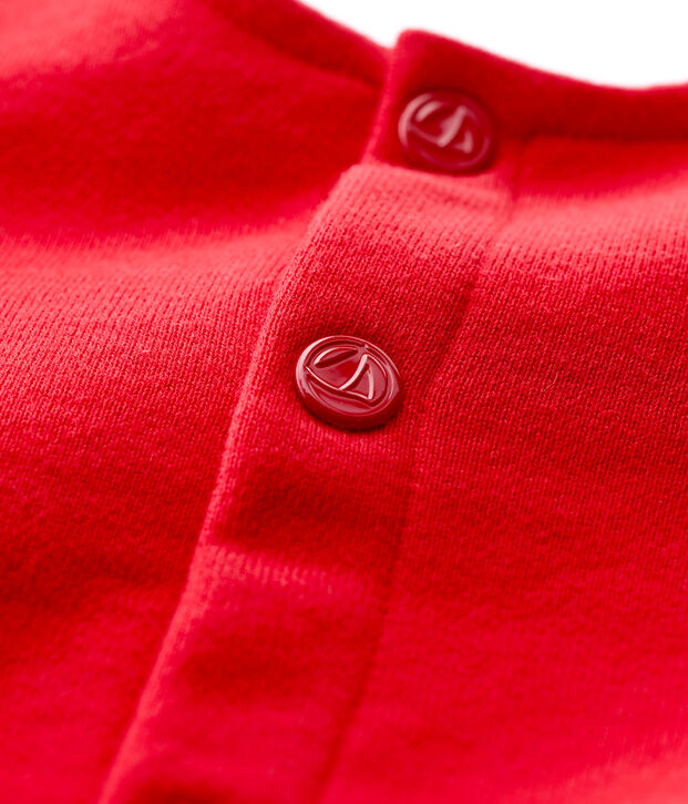 Baby Girls' Fleece Cardigan red