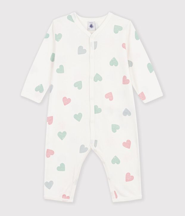 Pyjama b&eacute;b&eacute; en coton sans pieds imprim&eacute; c&oelig;urs white/multicolor
