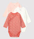 Babies' Organic Cotton Bodysuits - 3-Pack