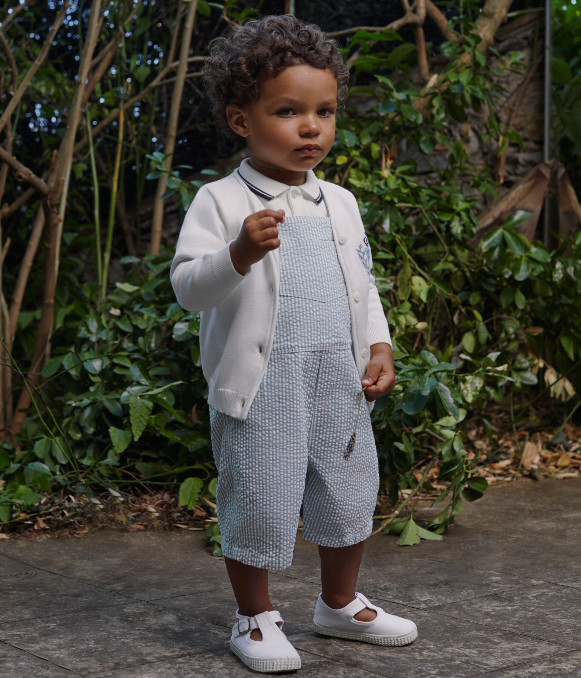 baby boy dungaree shorts