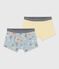 Pack of children's glow-in-the-dark printed cotton  boxers variante 1