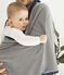 Blanket with anti-electromagnetic wave protection SMOKING blue/ECUME white